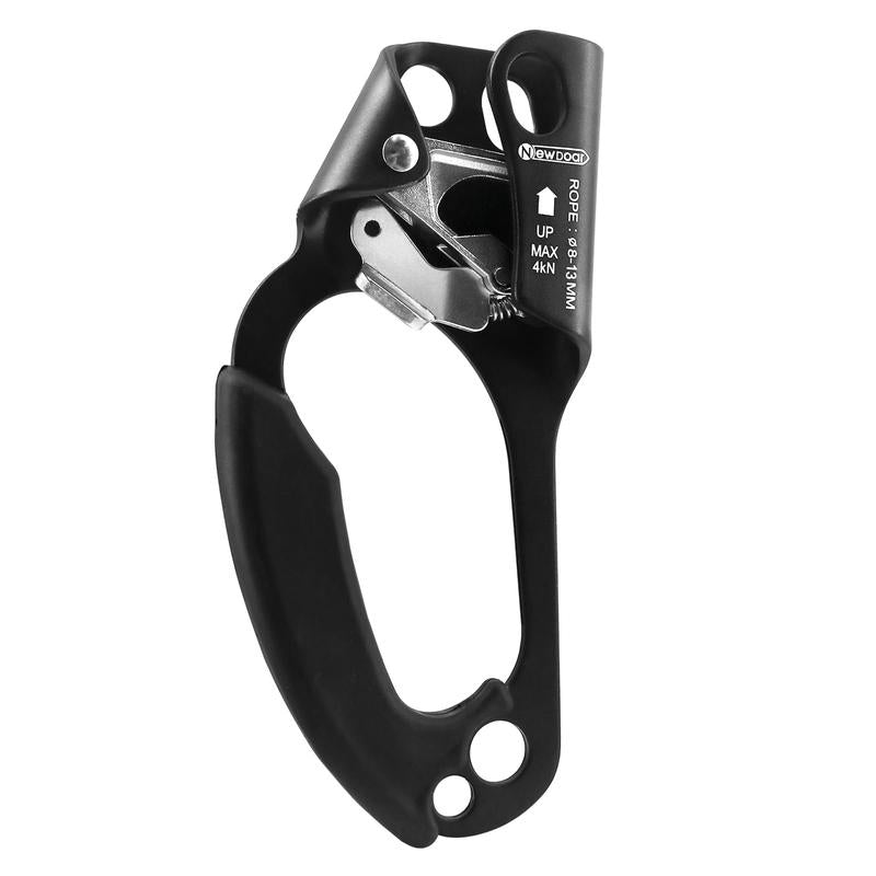 Newdoar UIAA & CE Certified Hand Ascender for 8-13MM Rope, Rock Climbing, Tree Climbing, Rappelling, Outdoor Sports Equipment Fathersdaygift Adjustable Compact Max Load