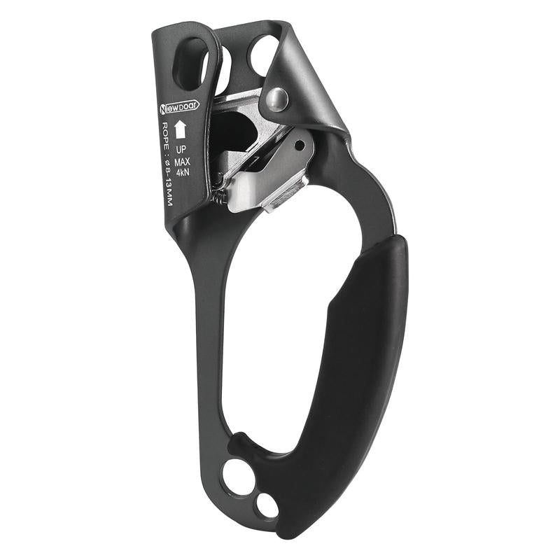 Newdoar UIAA & CE Certified Hand Ascender for 8-13MM Rope, Rock Climbing, Tree Climbing, Rappelling, Outdoor Sports Equipment Fathersdaygift Adjustable Compact Max Load